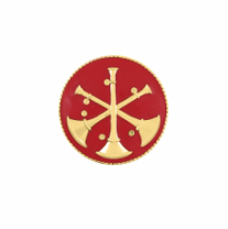 [WARSFD-C127-C177RE-09375-GE] Warsaw-Wayne Fire Division Chief Collar Insignia
